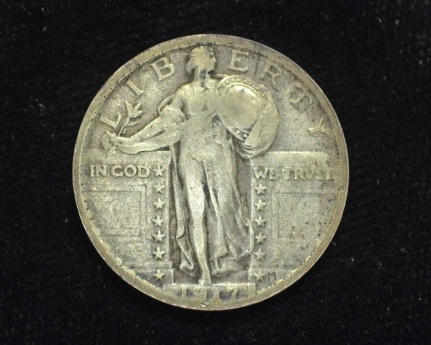 1917 Type 2 Standing Liberty Quarter F - US Coin