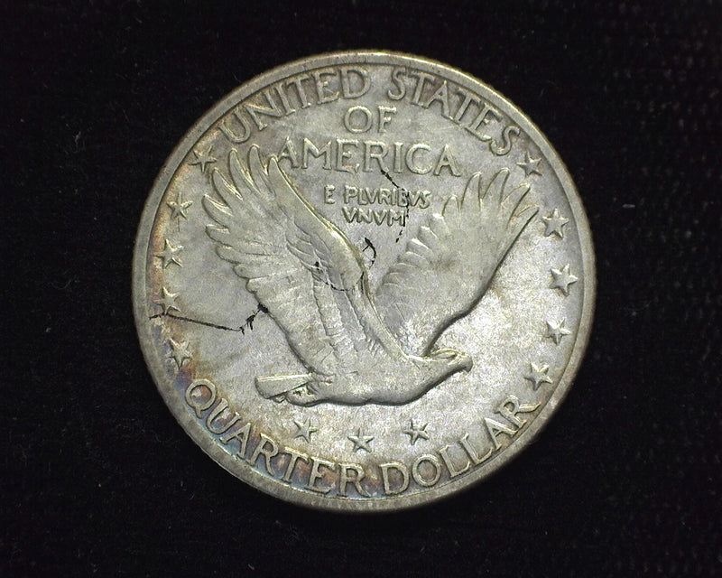 1917 D Type 2 Standing Liberty Quarter VF - US Coin