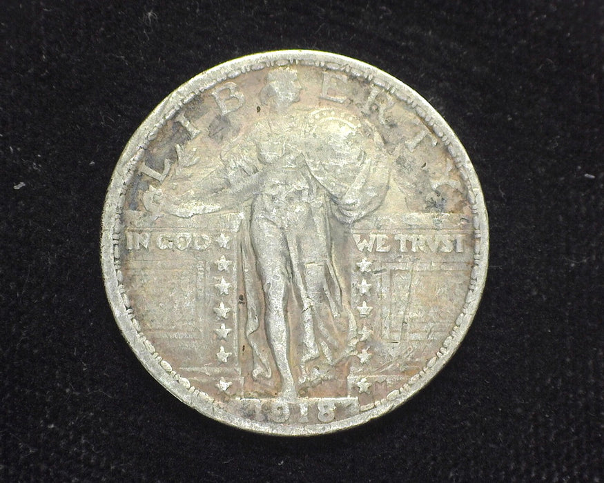 1918 Standing Liberty Quarter VF - US Coin