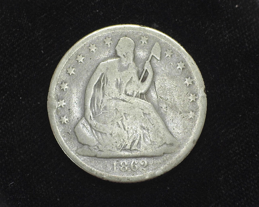 1862 O Liberty Seated Half Dollar G - US Coin