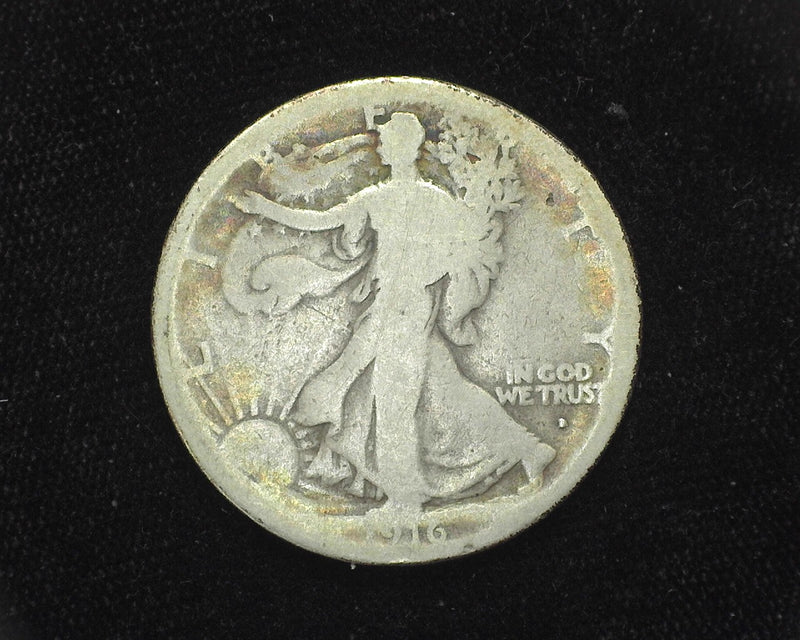 1916 D Liberty Walking Half Dollar G - US Coin