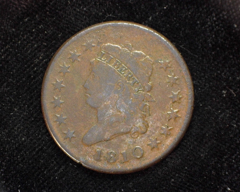 1810 Classic Head Large Cent Slight environmental damage. F  - US Coin