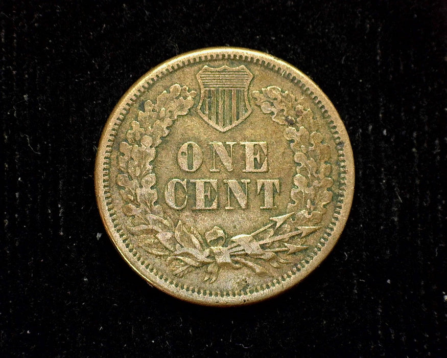 1860 Indian Head Penny/Cent VF Round - US Coin