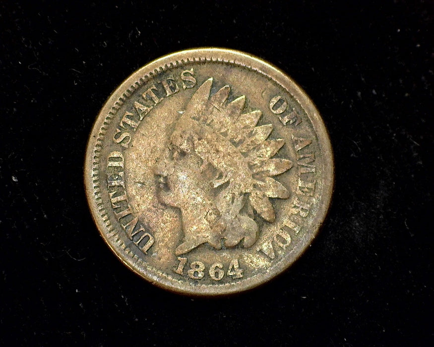 1864 Indian Head Penny/Cent G Copper Nickel - US Coin