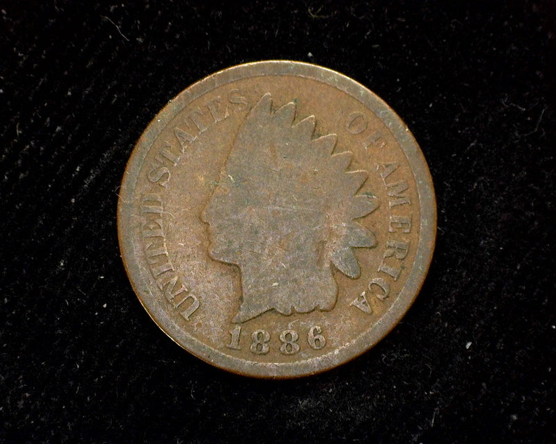 1886 Type 2 Indian Head Penny/Cent G - US Coin