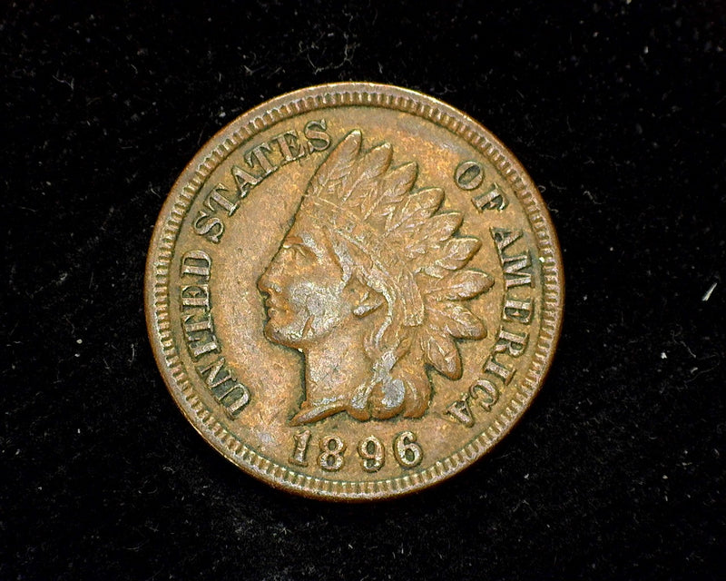 1896 Indian Head Penny/Cent XF - US Coin