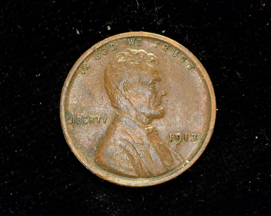 1913 Lincoln Wheat Penny/Cent VF/XF - US Coin