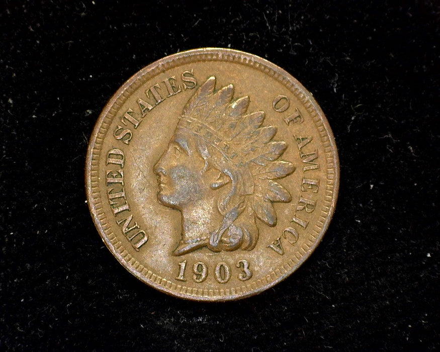 1903 Indian Head Penny/Cent XF - US Coin