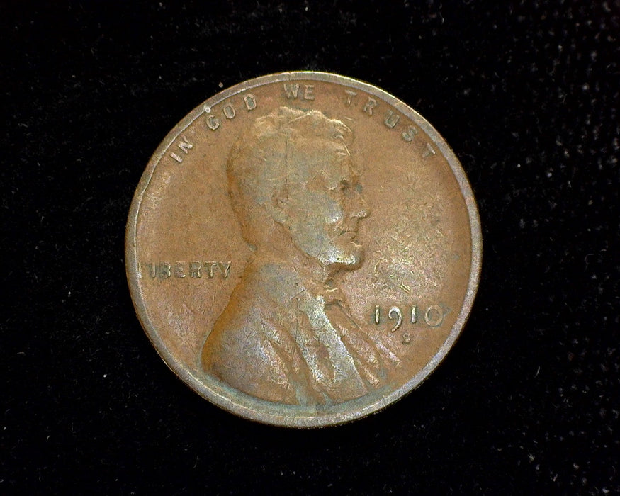 1910 S Lincoln Wheat Penny/Cent VG/F - US Coin