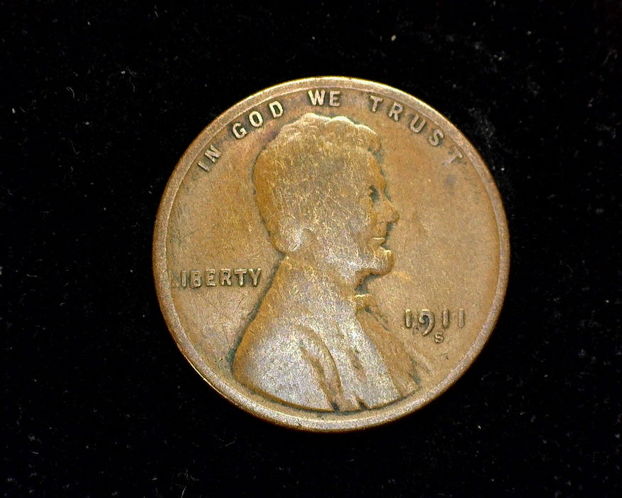 1911 S Lincoln Wheat Penny/Cent G - US Coin