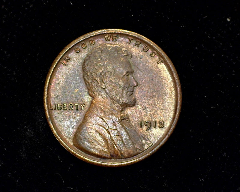 1913 Lincoln Wheat Penny/Cent AU - US Coin