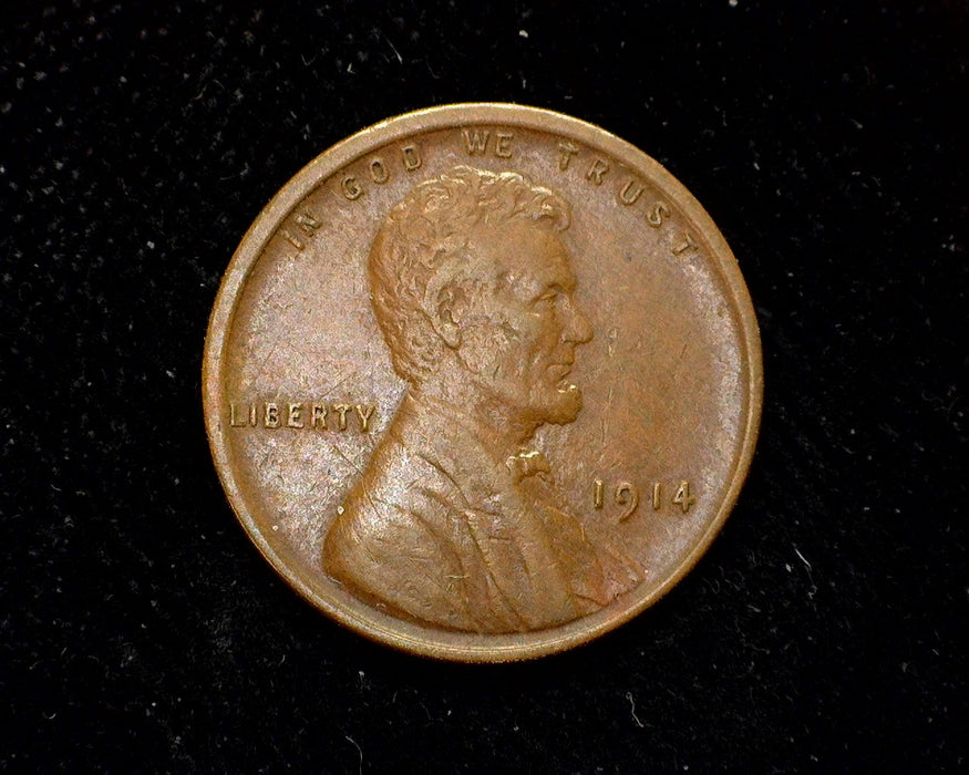 1914 Lincoln Wheat Penny/Cent XF - US Coin