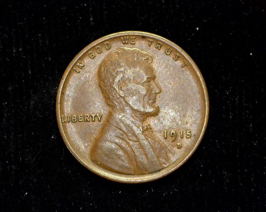 1915 D Lincoln Wheat Penny/Cent VF/XF - US Coin