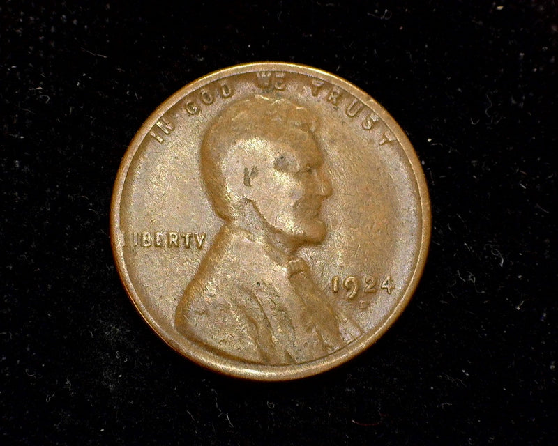 1924 D Lincoln Wheat Penny/Cent G/VG - US Coin