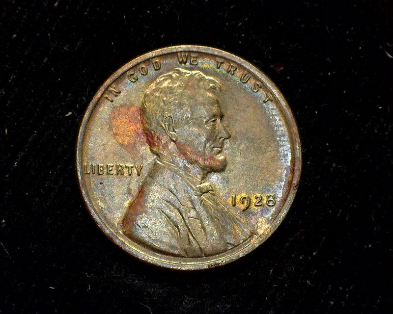 1928 Lincoln Wheat Penny/Cent AU - US Coin