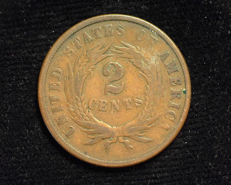 1865 Two Cent Piece G - US Coin