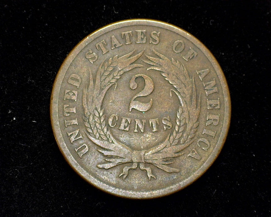 1865 Two Cent Piece G - US Coin
