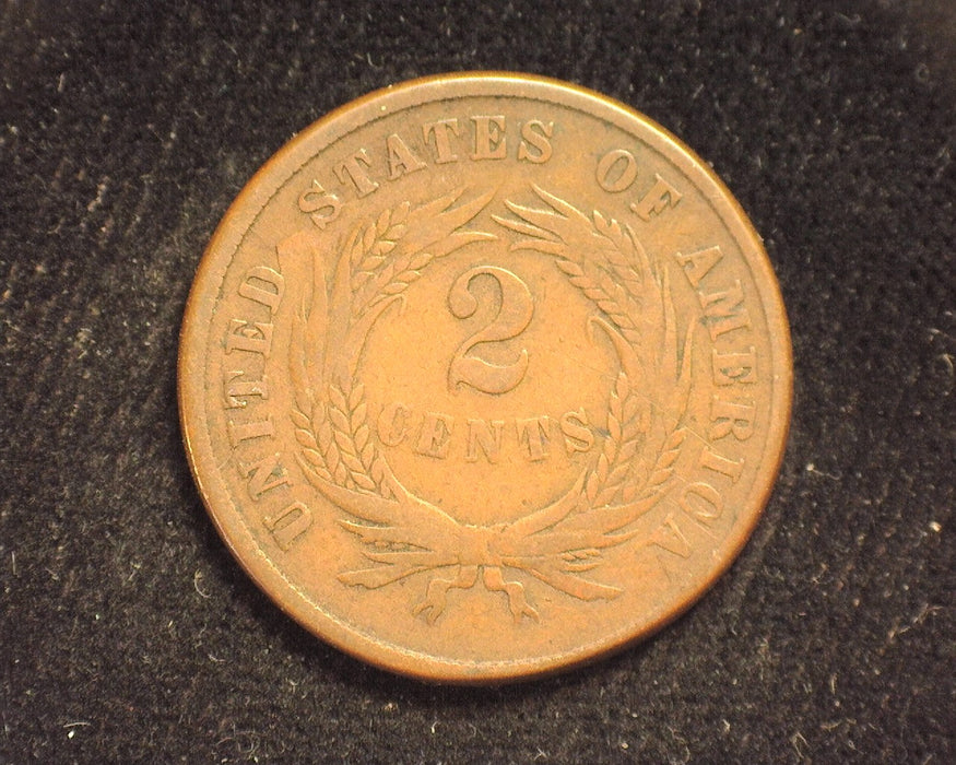 1865 Two Cent Piece G - US Coin