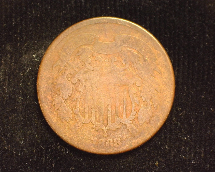 1868 Two Cent Piece G - US Coin
