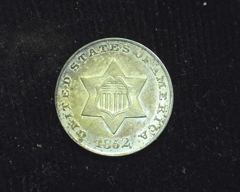 1852 Three Cent Silver VF - US Coin