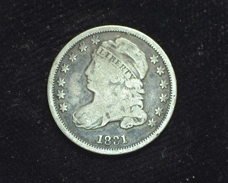 1831 Capped Bust Dime F - US Coin