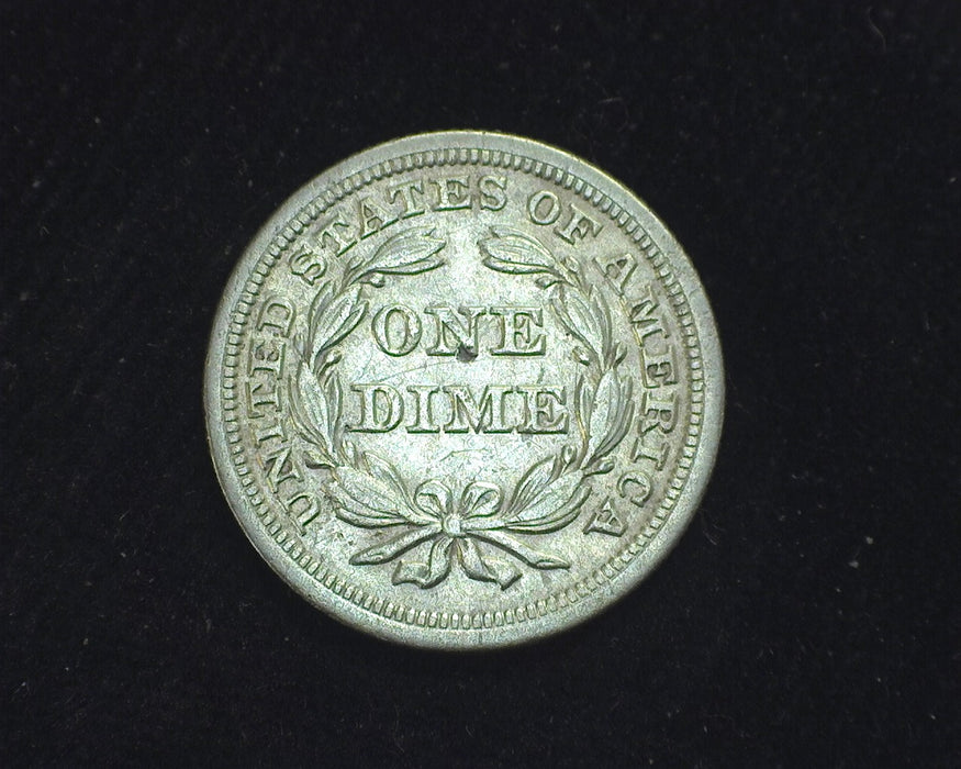 1853 Arrows Liberty Seated Dime XF - US Coin