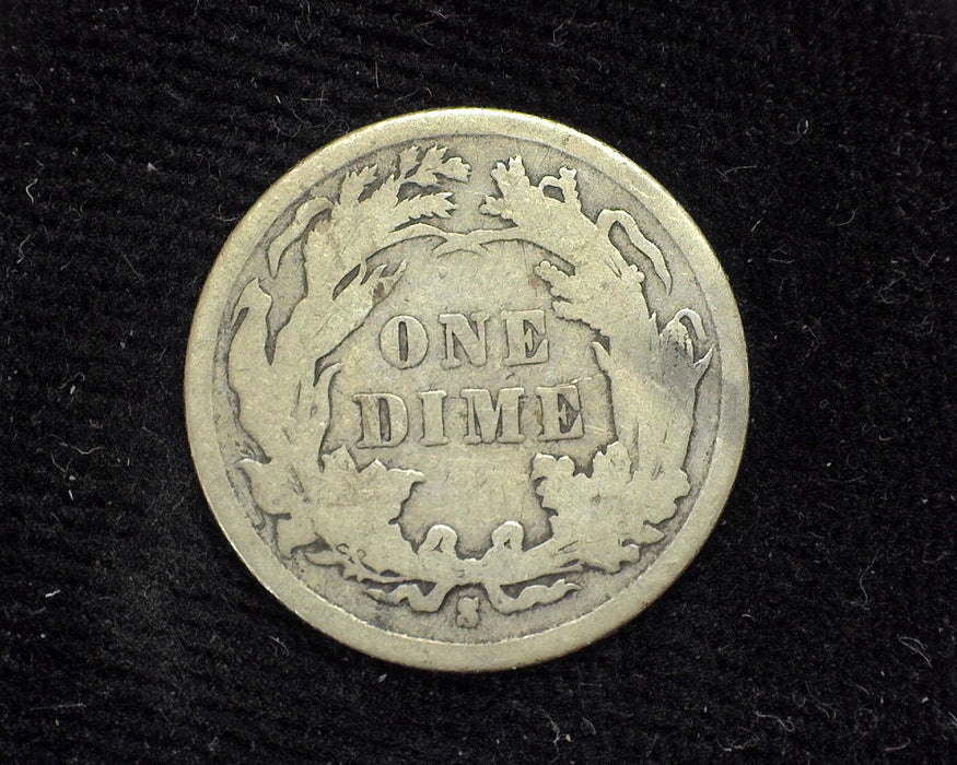 1887 S Liberty Seated Dime F - US Coin