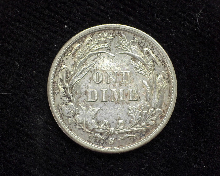 1893 S Barber Dime AU-50 - US Coin