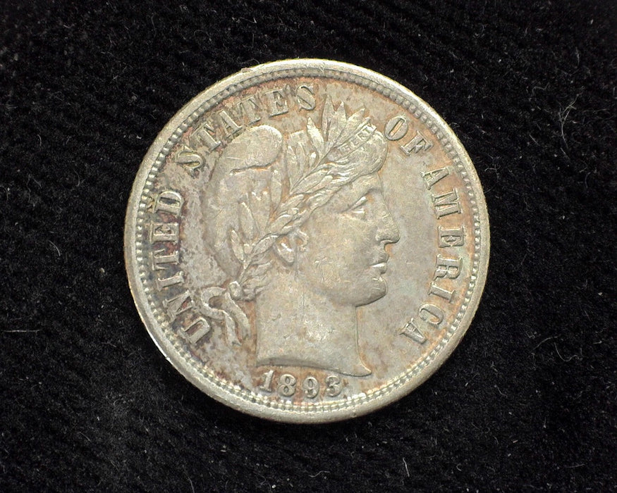 1893 S Barber Dime AU-50 - US Coin