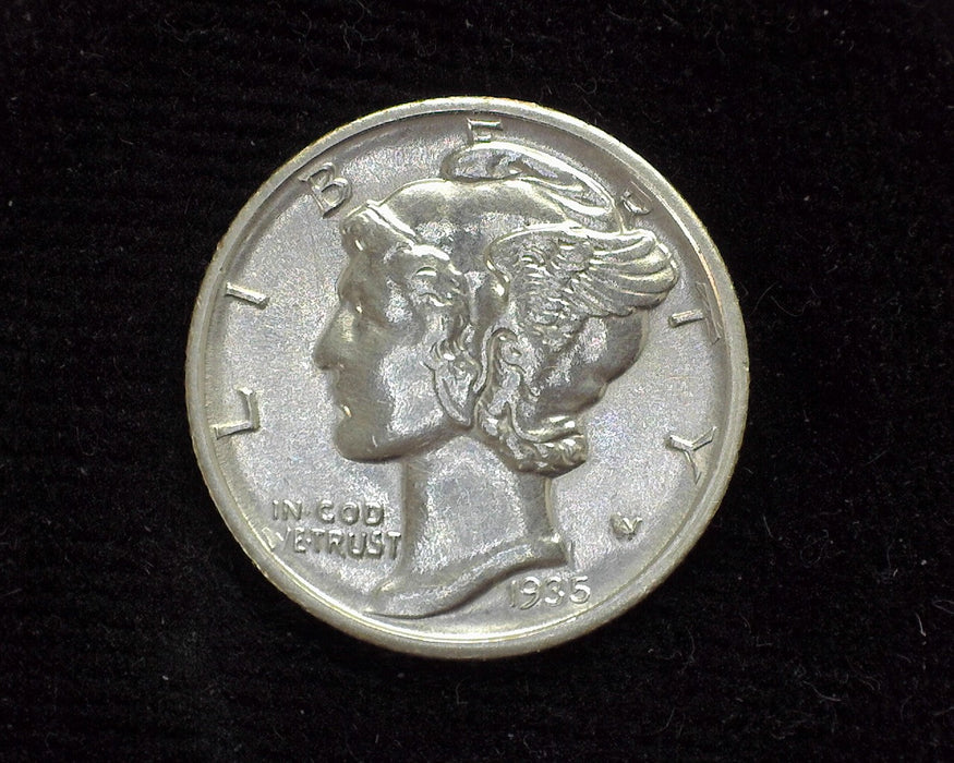 1935 D Mercury Dime AU - US Coin