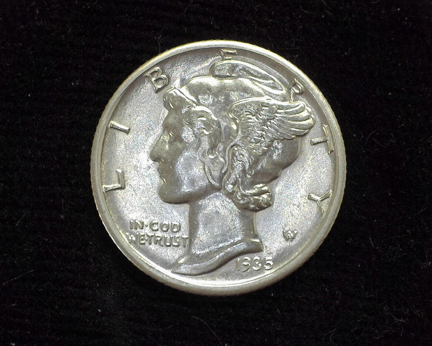 1935 S Mercury Dime AU - US Coin
