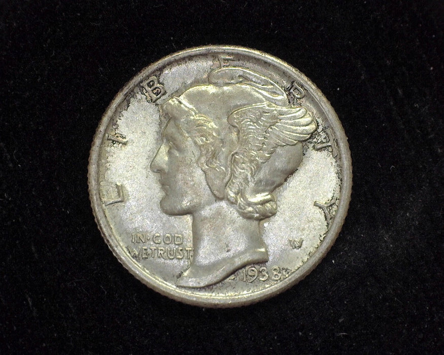 1938 S Mercury Dime BU Choice - US Coin