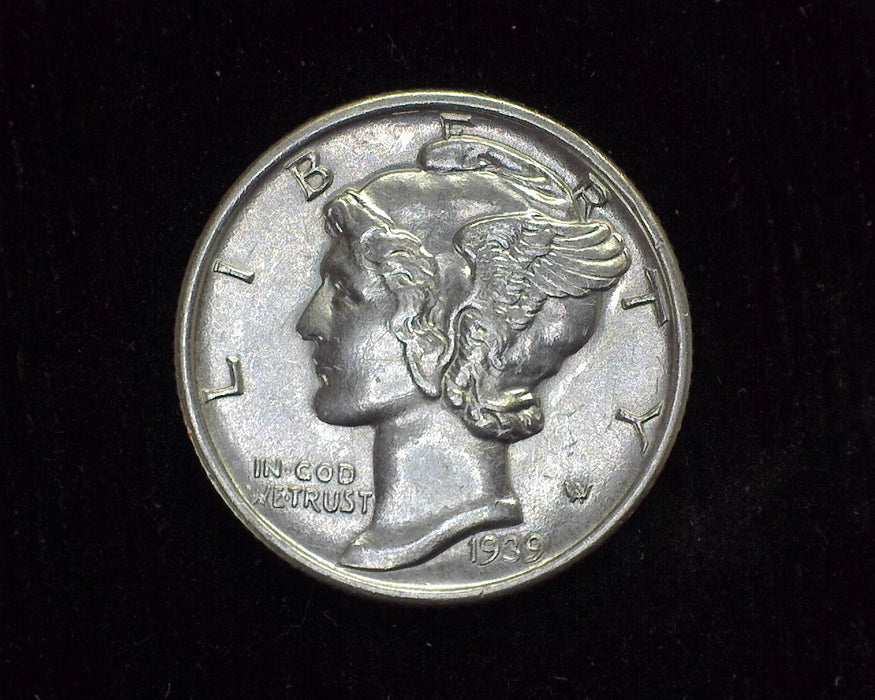 1939 S Mercury Dime AU - US Coin
