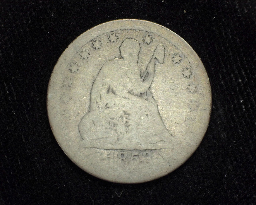1853 Arrows and Rays Liberty Seated Quarter AG - US Coin