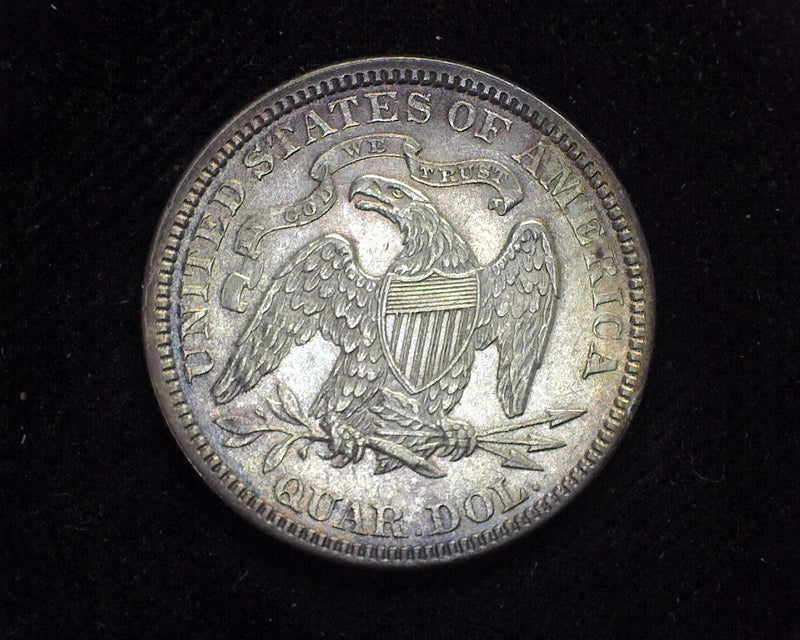 1891 Liberty Seated Quarter AU - US Coin