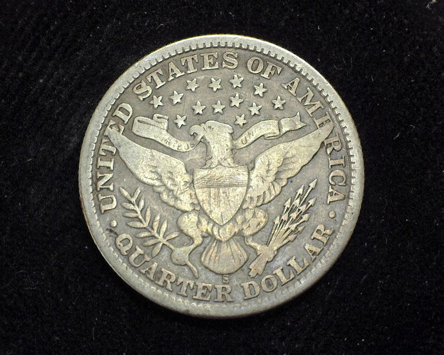 1892 S Barber Quarter VG - US Coin