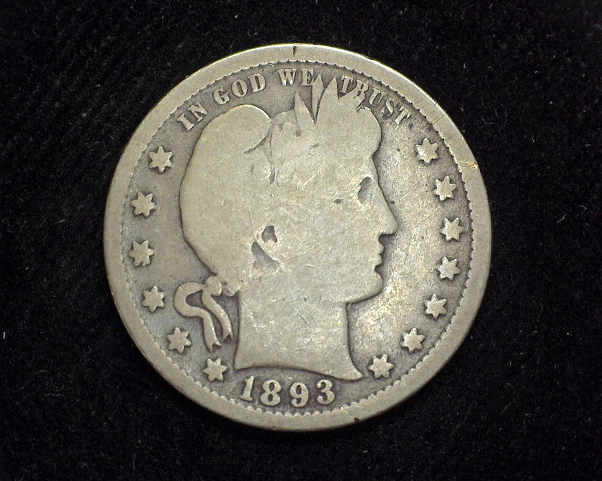 1893 Barber Quarter G - US Coin