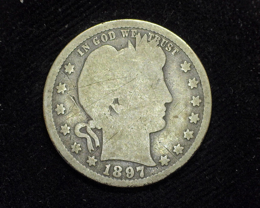 1897 S Barber Quarter G - US Coin