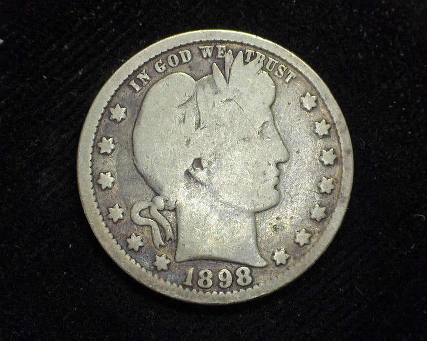 1898 Barber Quarter G - US Coin