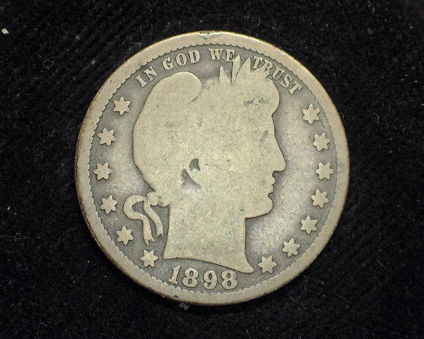 1898 O Barber Quarter G - US Coin