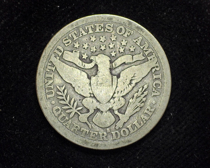 1898 S Barber Quarter G - US Coin