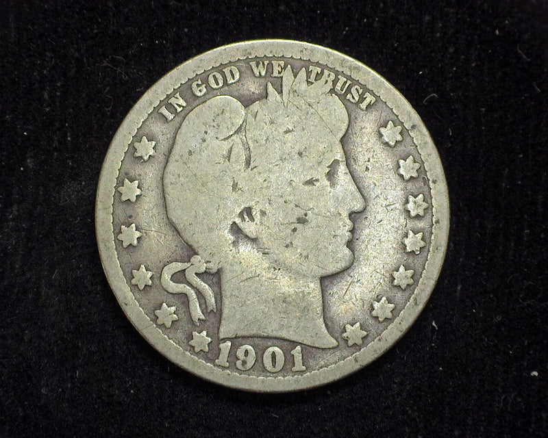 1901 Barber Quarter G - US Coin