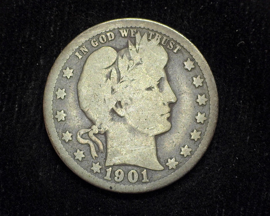 1901 O Barber Quarter G - US Coin