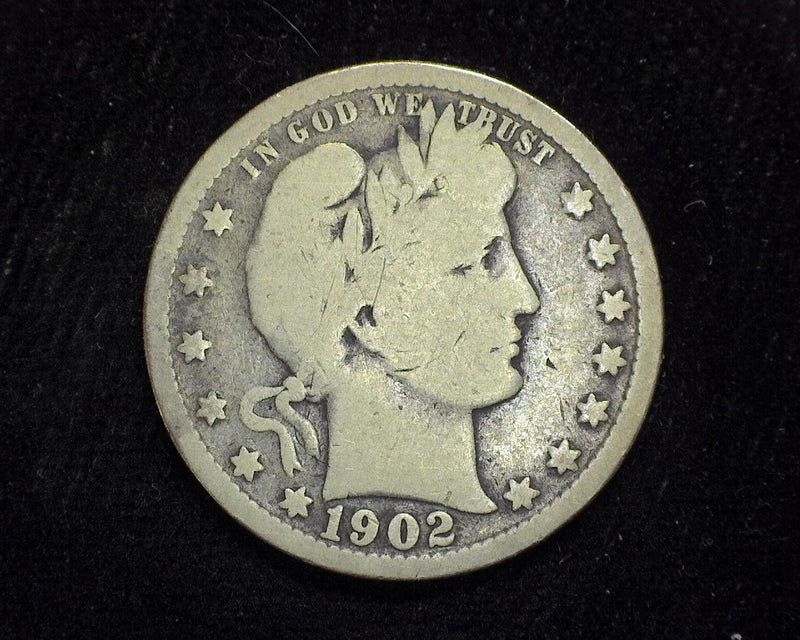 1902 Barber Quarter G - US Coin