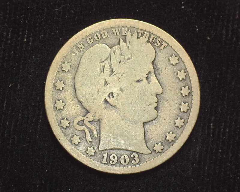 1903 Barber Quarter VG - US Coin