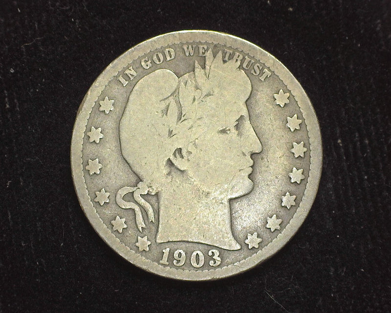 1903 S Barber Quarter G - US Coin