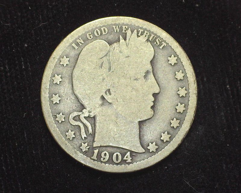 1904 Barber Quarter G - US Coin