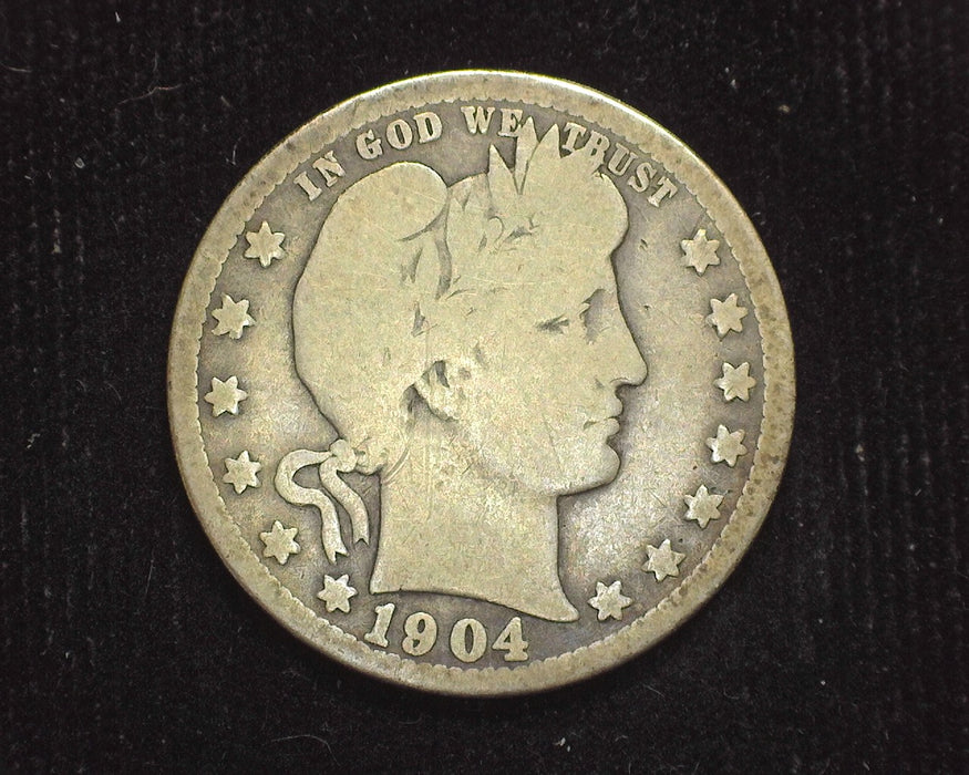 1904 O Barber Quarter G - US Coin