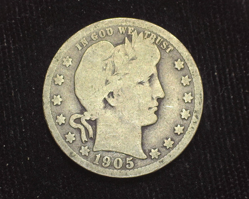 1905 S Barber Quarter G - US Coin