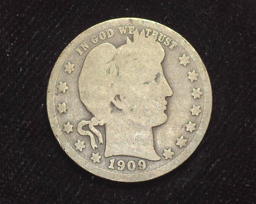 1909 O Barber Quarter G - US Coin